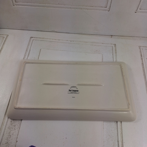 Pier 1 Imports Farm Animals Platter Rectangular Pig/Lamb/Duck/Chicken - Picture 9 of 9